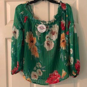 Flying Tomato Off the Shoulder Blouse L